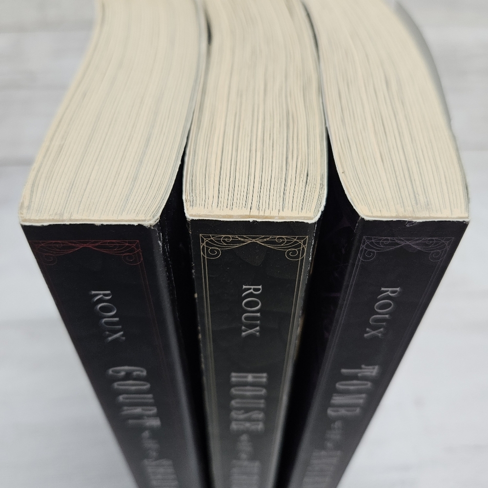 Madeline Roux House of Furies Court of Shadows Tomb of Ancient Novels Set of 3 - Picture 3 of 12